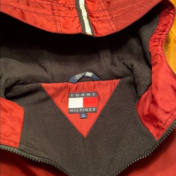 Tommy Hilfiger Jeans Pullover Coat Hooded Lined - Picture 6 of 8